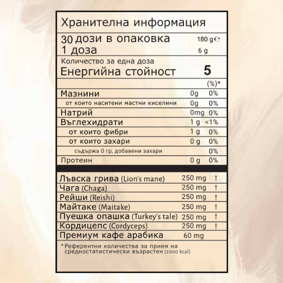 Benefico 6in1 Premium Mushroom Coffee