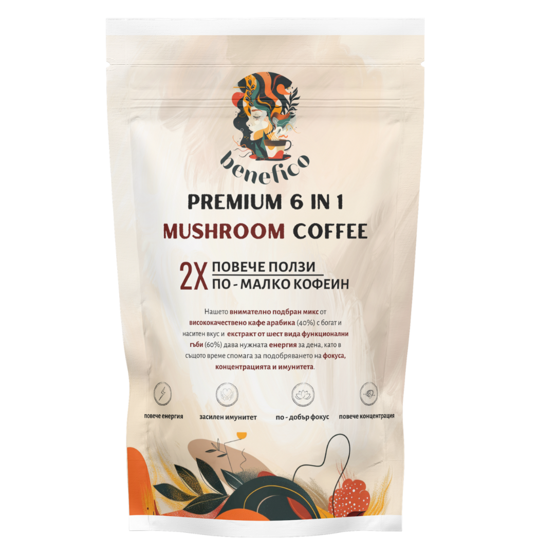 Benefico 6in1 Premium Mushroom Coffee