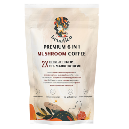 Benefico 6in1 Premium Mushroom Coffee